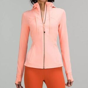 Lululemon Hooded Define Jacket Nulu color Quicksand Pink